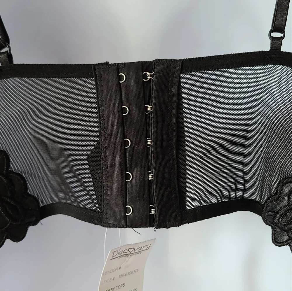 Nwt "Say what" junior Bralette Sz.L black - Picture 6 of 15